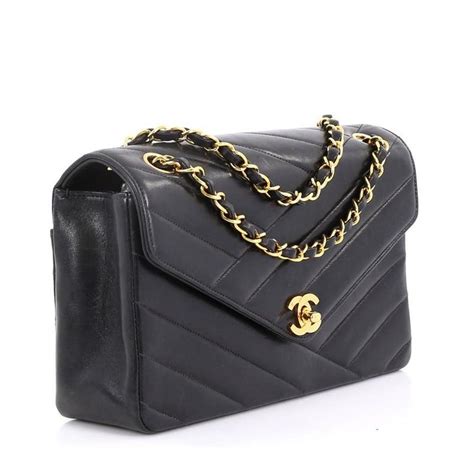 chanel chevron envelope flap bag|chanel flap bag jumbo.